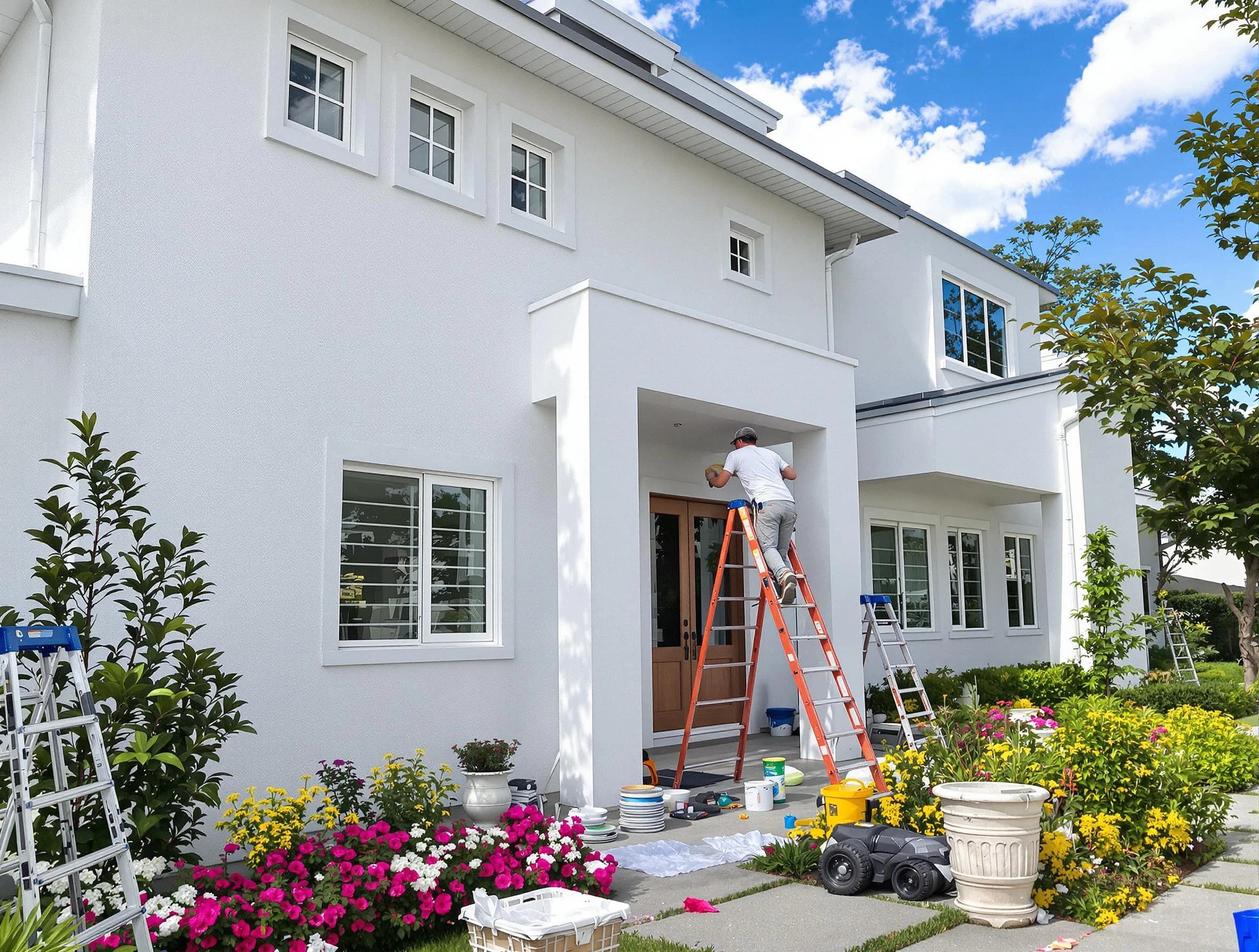 Berea House Painters team delivering a fresh exterior coat in Berea, OH