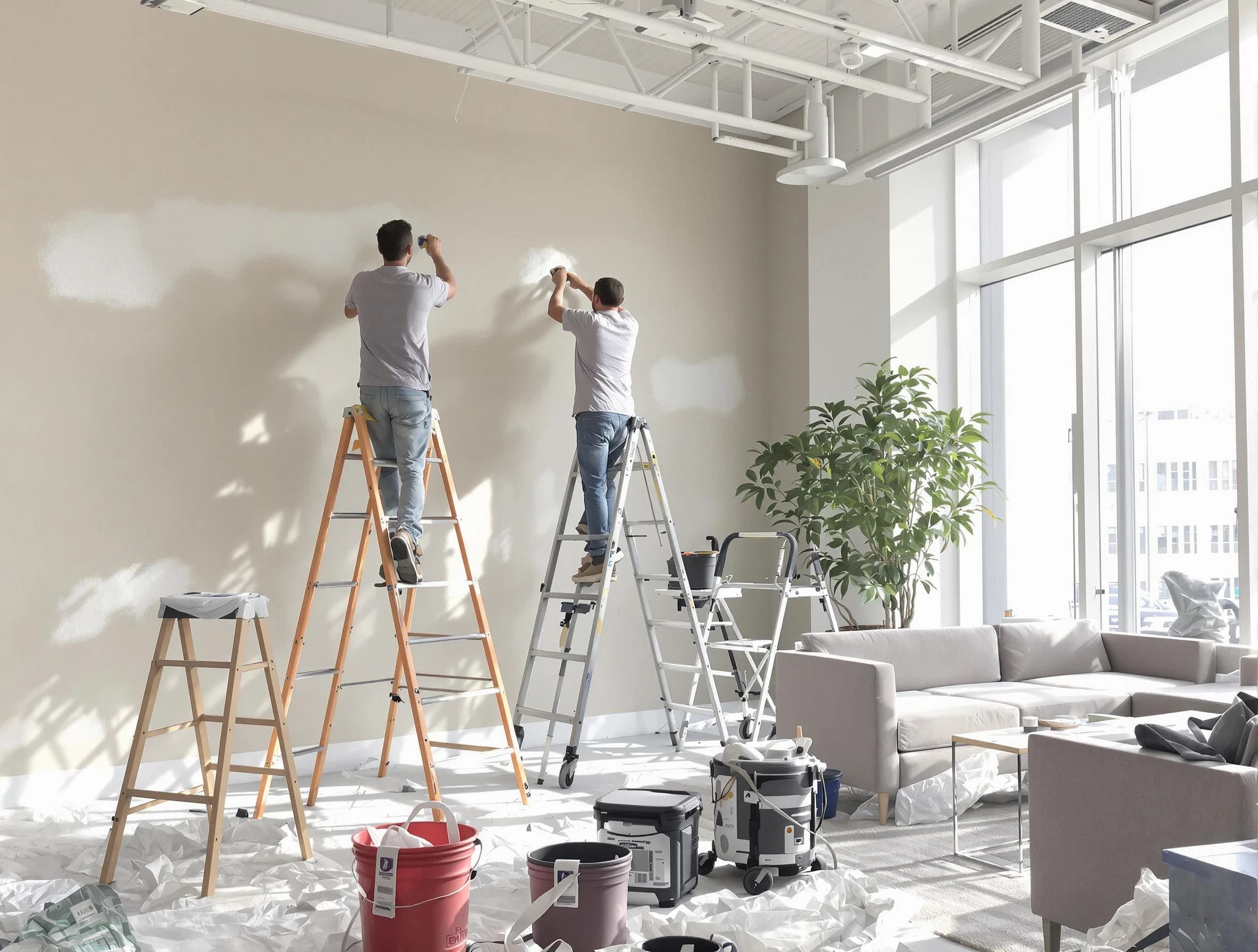 Berea House Painters delivering commercial painting services in Berea, OH