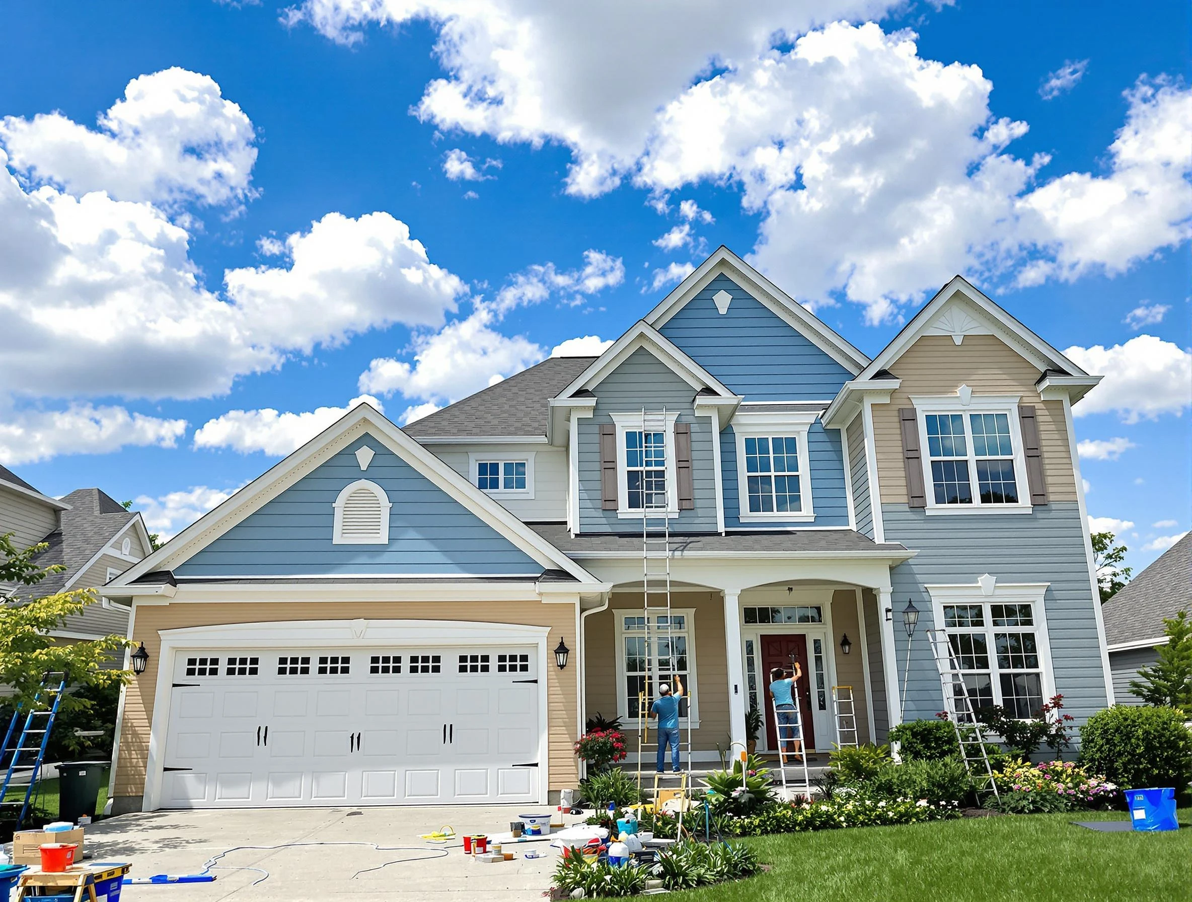 Professional house painting by Berea House Painters experts in Berea, OH